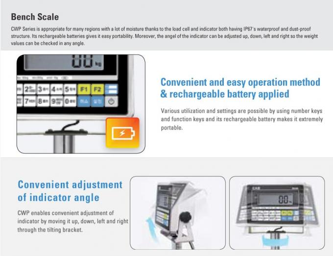 Auto Zero Tracking High Precision Load Cell Digital Floor Scale