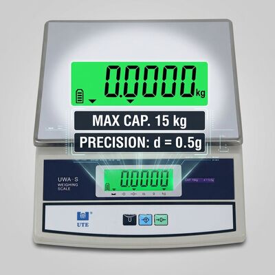 Stainless Steel Platform Digital Weighing Scale 30kg Commercial Bench 1g Division