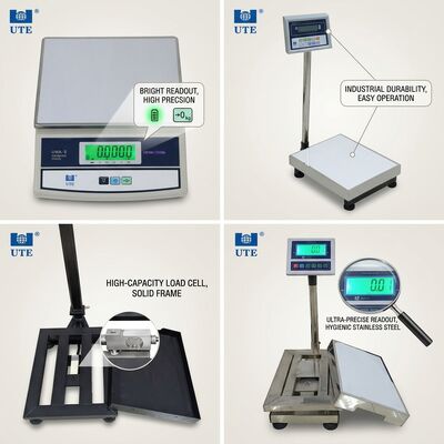 Waterproof Digital Weighing Scale IP68 300kg Stainless Steel Washdown Industrial