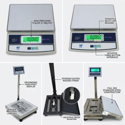 RS232 Interface Digital Weighing Scale 15kg Retail Price Computing Backlit Display