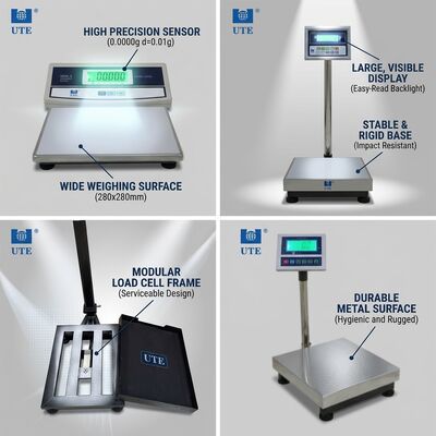 Dust Proof Digital Weighing Scale 30kg Heavy Duty Shop Counter ABS Housing