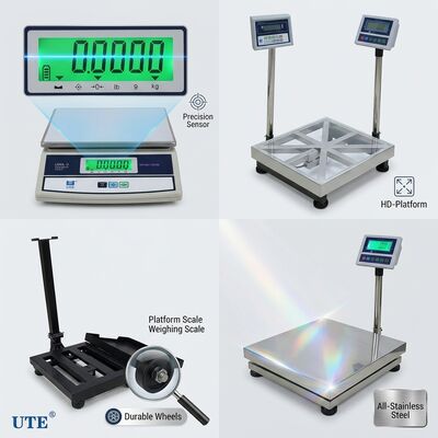 Anti Vibration Digital Weighing Scale 60kg Bench Adjustable Levelling Feet Stable