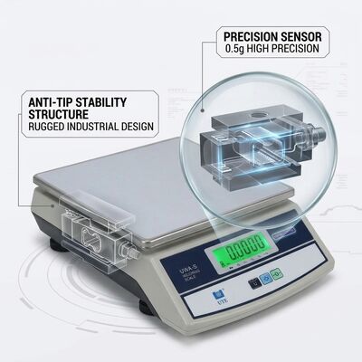 Heavy Duty Digital Weighing Scale 150kg Industrial Floor Platform Tare Hold Function