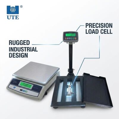 Laboratory Digital Weighing Scale 2kg 0.1g Internal Calibration Glass Draft Shield