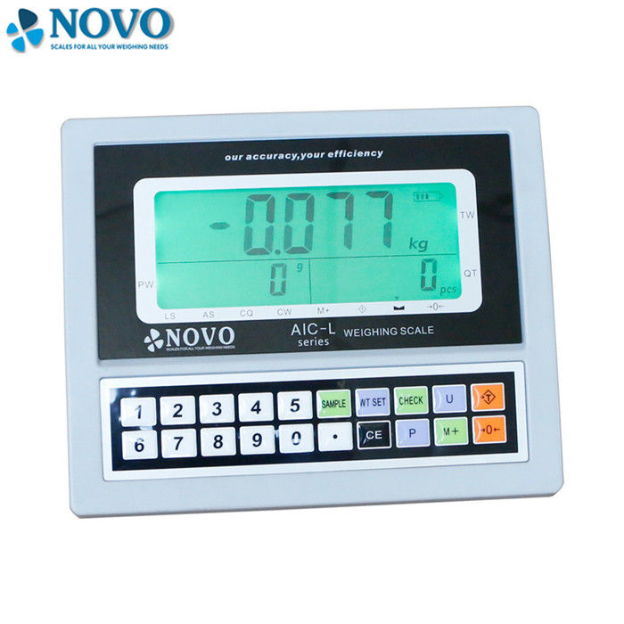 LED Load Cell Indicator , Digital Electronic Indicator 6 Wire Load Cell Support