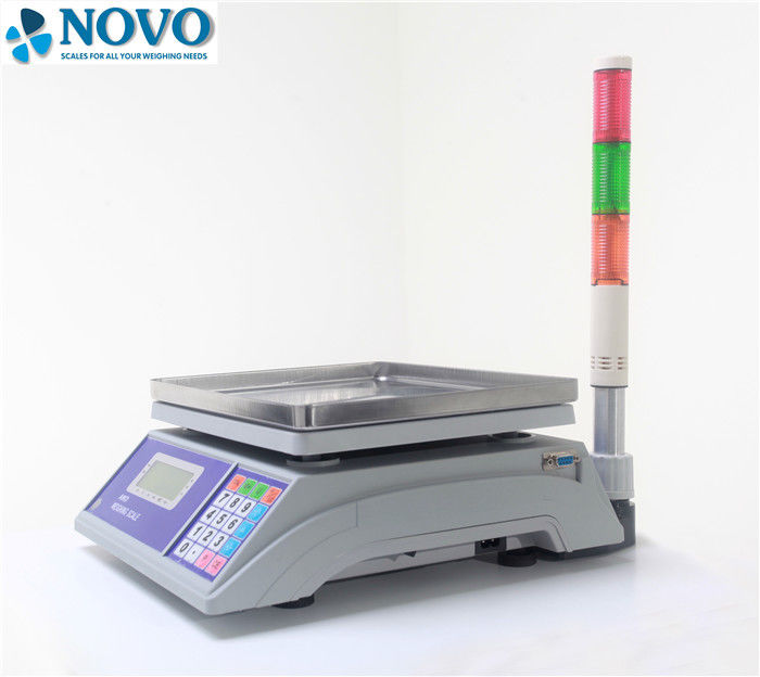 LCD Display Digital Weighing Scale 4v Battery Operated 30kg Rated Load