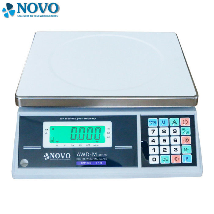 Water Resistant Digital Weighing Scale Internal Resolution 1/600 000 Dust Proof